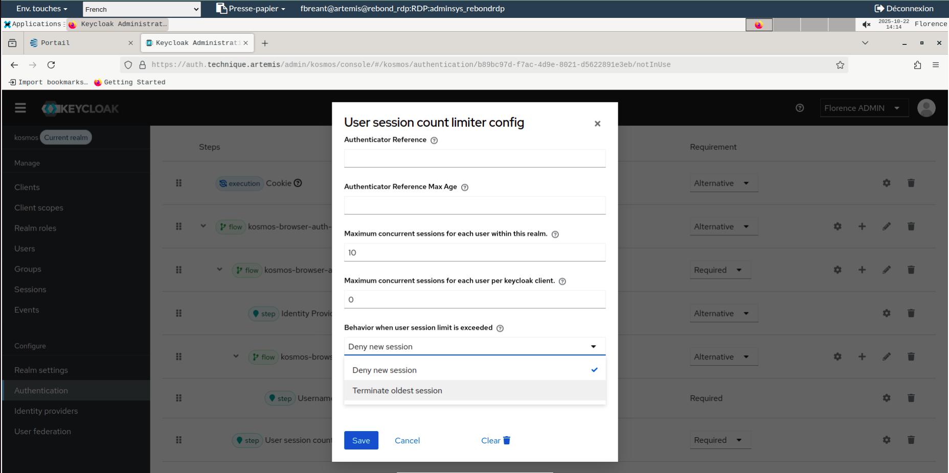 user count parameter